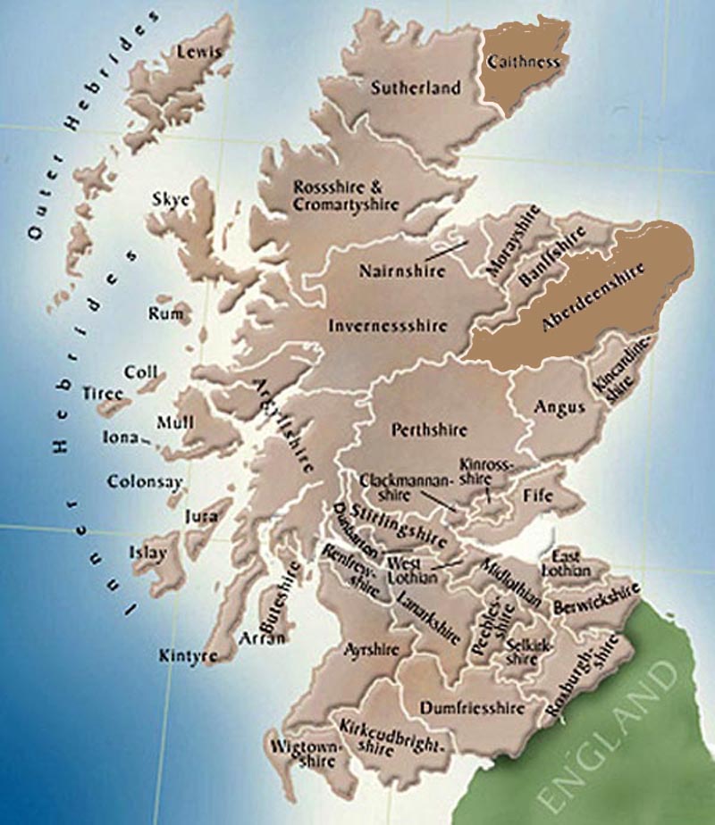 Map Of SCOTLAND Map Of SCOTLAND